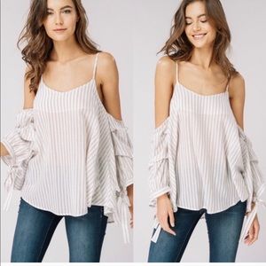 Cold shoulder top